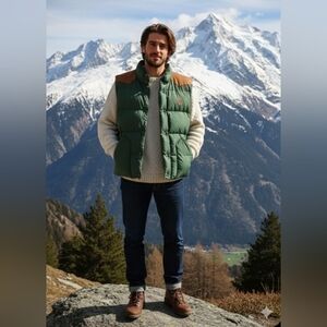 Vintage NAF NAF Puffer Vest